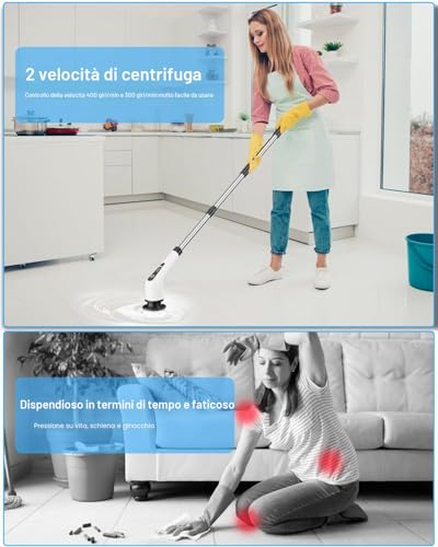 mondopulito Leebein Spazzola Elettrica Rotante